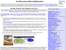 Tablet Screenshot of miraculousbible.org